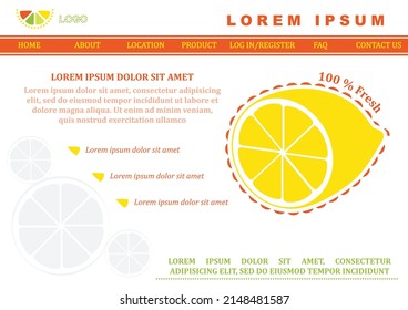 Summer Website Landing Page Template