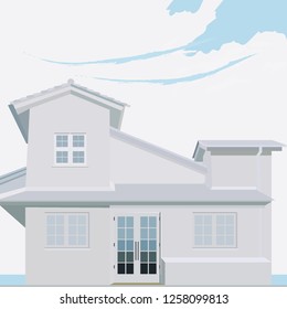 Summer white house