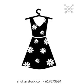 Summer Woman Dress Icon