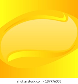 summer yellow background with line curve pattern  (vector)