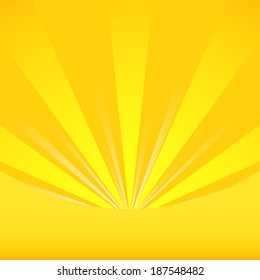 summer yellow with sun shine ray background (vector)