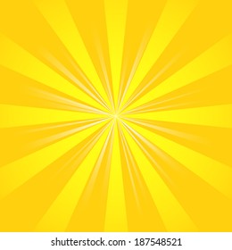 summer yellow with sun shine ray background (vector)