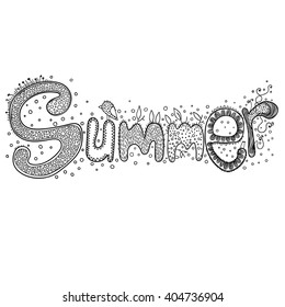 Summer zentangle floral background. Doodle perfect for card, invitation, wedding, brochure, flyer. Indian east style. Place for text or message. Ornament for design. Vector illustration