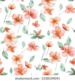 summer,art textile design,flower leaf stems,pattern allover repeat ,colors botanical ,print digital