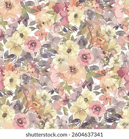 summer,art,textile design,flower leaf,abstract effect,pattern allover repeats ,earth colors botanical ,fabric wallpaper ,print digital