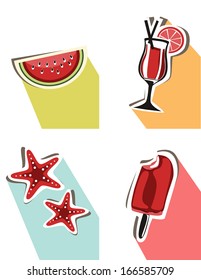 summer-themed posters