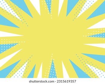 Summer-themed Vector Background Material with Converging Lines in Vibrant Colors