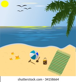 Summertime at the beach