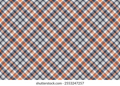 Summertime check textile pattern, summer tartan texture background. Trade fabric vector plaid seamless in white and blue colors palette.