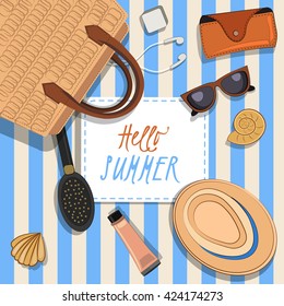 Summertime illustration