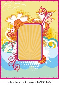 Summertime vector illustration