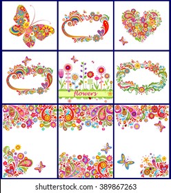 Summery colorful backgrounds