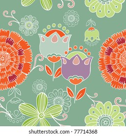 summery floral background