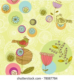 summery floral background