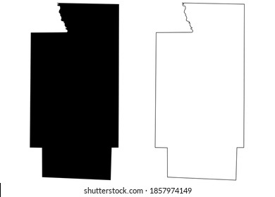 Summit County, Ohio State (U.S. county, United States of America, USA, U.S., US) map vector illustration, scribble sketch Summit map