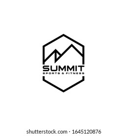 Summit Logo Vector Image Stock