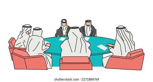 Summit meeting of arab kings and sheiks