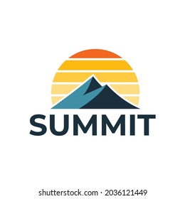 SUMMIT mountain theme logo inspiration