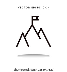 Summit vector icon