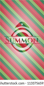 Summon christmas emblem.