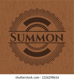 Summon retro wood emblem