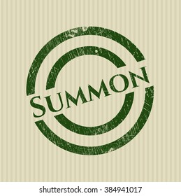Summon rubber grunge texture seal