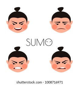 Sumo character emotion set