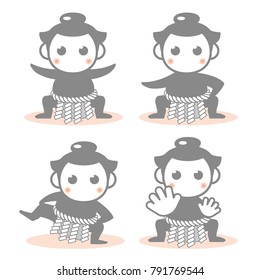 sumo  cute icon set