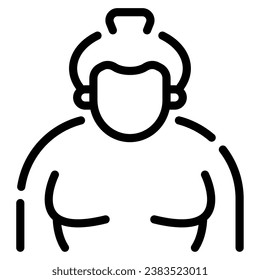Sumo icon Illustration, for UIUX, Infographic, etc