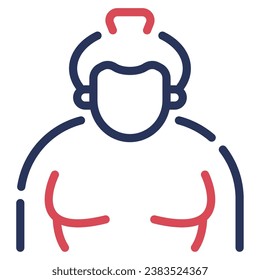 Sumo icon Illustration, for UIUX, Infographic, etc