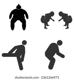 sumo icon vector illustration design