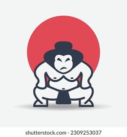 Sumo Logo Design. Modern Design. Sumo Logo. Vector Illustration
