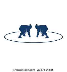 Sumo  logo icon design illustration