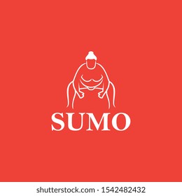 sumo logo template creative design vector, icon