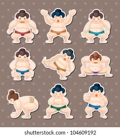 sumo player stickers