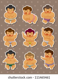 sumo player stickers