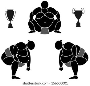 Sumo. Vector Illustration