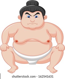 Sumo Wrestler Cartoon