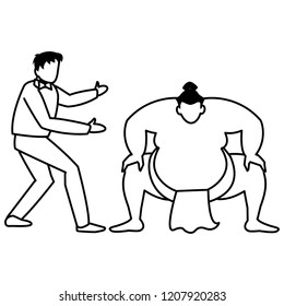 sumo wrestler design