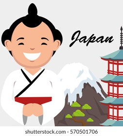 Sumo wrestler japanese icon