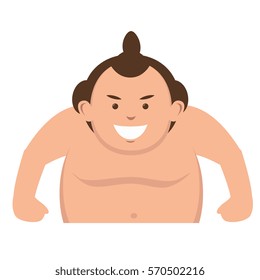 Sumo wrestler japanese icon