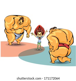 Sumo wrestlers