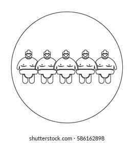 Sumo wrestling People Icon