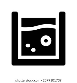sump icon. vector glyph icon for your website, mobile, presentation, and logo design.