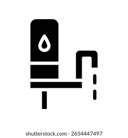 Sumpfpumpe Symbol Logo-Zeichen Satz Vektor Umriss