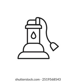 Sump pumpline icon. vector illustration. EPS10