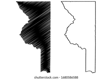 Sumter County, Florida (U.S. county, United States of America, USA, U.S., US) map vector illustration, scribble sketch Sumter map