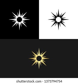 Sun Abstract Icon Logo