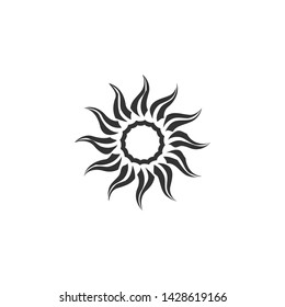 Sun Abstract Logo Icon Vector