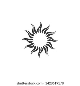 Sun Abstract Logo Icon Vector